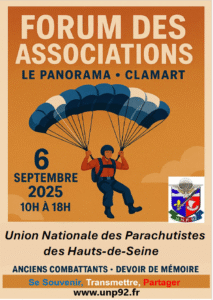 Affiche Forum des associations Clamart - UNP 92