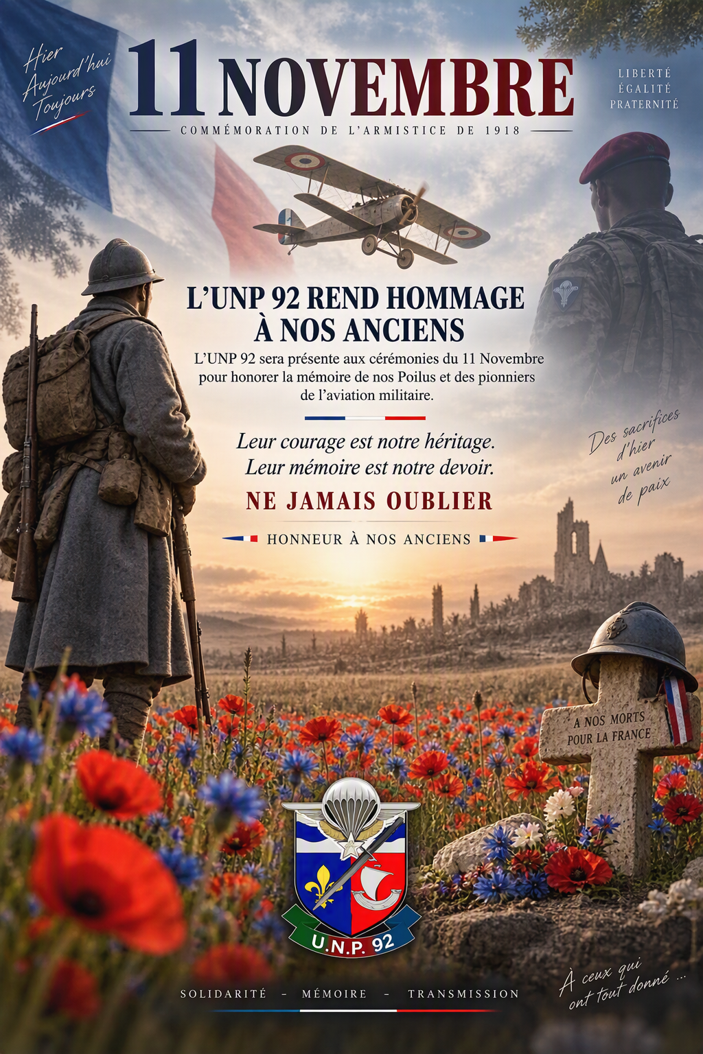11 Novembre 2026 avec l'UNP 92